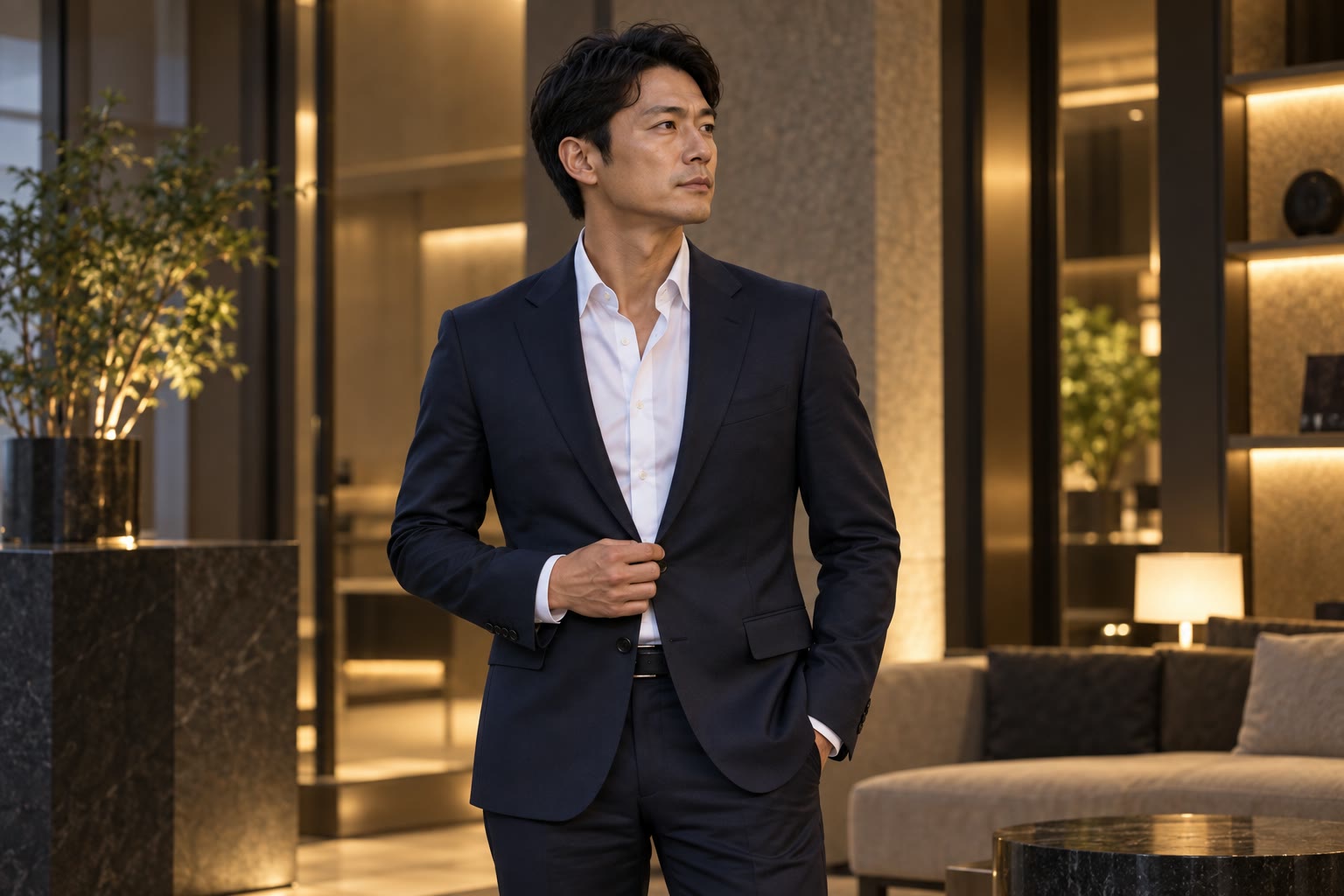 KEEP｜スーツが似合う、整った状態を日常でも保つ男性イメージ