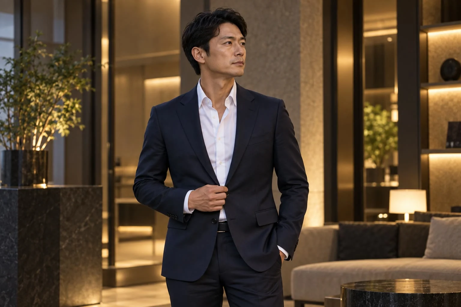 KEEP｜スーツが似合う、整った状態を日常でも保つ男性イメージ
